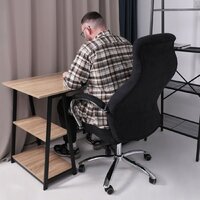 Офисное кресло AksHome Mastif (ткань, графит) - Изображение №12 — Chaika Market