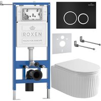 Унитаз подвесной Roxen StounFix Dual Fresh 968231 - Изображение №2 — Chaika Market