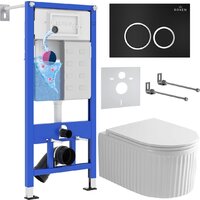 Унитаз подвесной Roxen StounFix Dual Fresh 968231 — Chaika Market