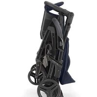 Универсальная коляска CAM Tris Fluido Easy (3 в 1, белый медвежонок, синий-черный) - Изображение №2 — Chaika Market