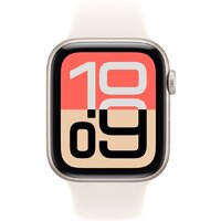 Умные часы Apple Watch SE 3 44 мм (алюминиевый корпус, звездный свет/звездный свет, спортивный силиконовый ремешок M/L) - Изображение №2 — Chaika Market