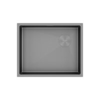 Кухонная мойка Paulmark NEXT-SKEW 54 UNI PM885444-MG (серый/серый матовый) — Chaika Market