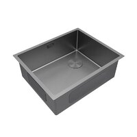 Кухонная мойка Paulmark NEXT-SKEW 54 UNI PM885444-MG (серый/серый матовый) - Изображение №2 — Chaika Market