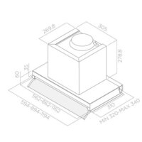 Кухонная вытяжка Elica Box In IX/A/120 - Изображение №6 — Chaika Market