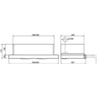 Кухонная вытяжка Elikor Slide 50П-1000 227274 (черный/стекло черное) - Изображение №2 — Chaika Market