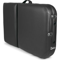 Массажный стол Atlas Sport 60 см складной 3-с деревянный (черный) - Изображение №4 — Chaika Market