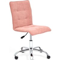 Компьютерное кресло TetChair Zero флок (розовый) — Chaika Market