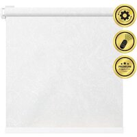 Рулонная электроштора НеоФьюжен Джерси 260х250 левая (белый, белая фурнитура) — Chaika Market