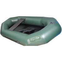 Гребная лодка Муссон R-200 с гребками (зеленый) - Изображение №3 — Chaika Market