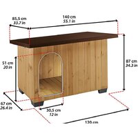 Будка Ferplast Baita 120 87017000 - Изображение №7 — Chaika Market