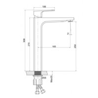 Смеситель Cersanit Wisla A63059 - Изображение №2 — Chaika Market