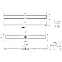 Трап/канал Berges Wasserhaus B1 Keramik 800 095119 (матовый черный) - Изображение №11 — Chaika Market