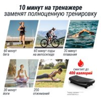 Виброплатформа Unixfit Boost 4D (черный) - Изображение №3 — Chaika Market