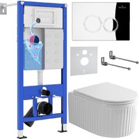 Унитаз подвесной Roxen StounFix Dual Fresh 968245 — Chaika Market