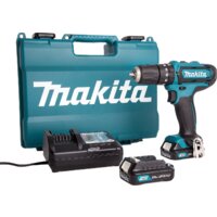 Ударная дрель-шуруповерт Makita HP332DWAE (с 2-мя АКБ, кейс) — Chaika Market