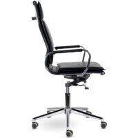 Офисное кресло Brabix Premium Kayman EX-532 (экокожа/хром черный) - Изображение №4 — Chaika Market