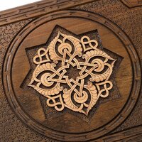 Шашки/нарды Mirzoyan Золотой Узор 1 am019 - Изображение №4 — Chaika Market