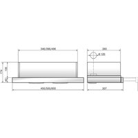 Кухонная вытяжка Elikor Интегра Glass 60П-400-В2Л (белый/белое стекло) (144567) - Изображение №2 — Chaika Market