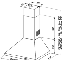 Кухонная вытяжка Faber Strip Smart PB BK A60 - Изображение №2 — Chaika Market