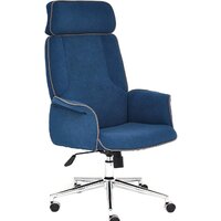 Офисное кресло TetChair Charm (флок, синий) — Chaika Market