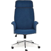 Офисное кресло TetChair Charm (флок, синий) - Изображение №2 — Chaika Market