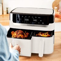 Аэрогриль (аэрофритюрница) Tefal Dual Easy Fry & Grill EY901AE0 - Изображение №3 — Chaika Market