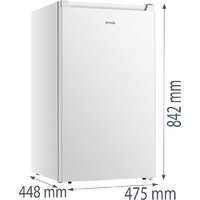Однокамерный холодильник Gorenje RB39EPW4 - Изображение №4 — Chaika Market