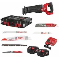 Сабельная пила Milwaukee M18 FSZ100P 4933498242 (с 2-мя АКБ, кейс) — Chaika Market