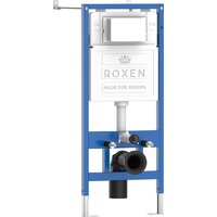 Инсталляция для унитаза Roxen StounFix Dual Fresh 710200 с удлиненными креплениями в комплекте и встр. контейнером для гигиенических таблеток (аромадозатор) - Изображение №2 — Chaika Market