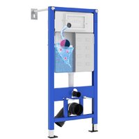 Инсталляция для унитаза Roxen StounFix Dual Fresh 710200 с удлиненными креплениями в комплекте и встр. контейнером для гигиенических таблеток (аромадозатор) - Изображение №3 — Chaika Market