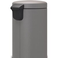Мусорное ведро Brabantia Pedal Bin NewIcon 12 л (минерально-серый) - Изображение №3 — Chaika Market