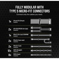 Блок питания Corsair RM850x Shift CP-9020252-EU - Изображение №13 — Chaika Market