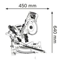 Торцовочная пила Bosch GCM 8 SDE Professional [0601B19200] - Изображение №5 — Chaika Market