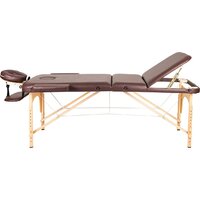 Массажный стол Atlas Sport складной 3-с деревянный 60 см (коричневый) - Изображение №3 — Chaika Market