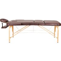 Массажный стол Atlas Sport складной 3-с деревянный 60 см (коричневый) - Изображение №2 — Chaika Market