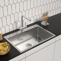 Кухонная мойка ARFEKA ECO AR 700*500 SATIN DECOR VOLCANIC ROCK — Chaika Market