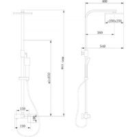 Душевая система  Abber Daheim AF8220SPL - Изображение №4 — Chaika Market