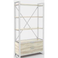 Стеллаж Hype Mebel Стандарт Люкс 50x200 (белый/древесина белая) - Изображение №1 — Chaika Market