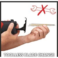 Сабельная пила Einhell TP-AP 18/28 Li BL - Solo 4326310 (без АКБ) - Изображение №3 — Chaika Market