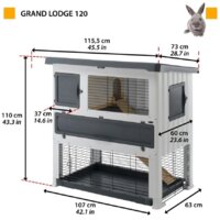 Клетка Ferplast Grand Lodge Plus 120 57087800 - Изображение №12 — Chaika Market