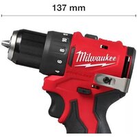 Дрель-шуруповерт Milwaukee M12 BLDDRC-202C 4933499686 (с 2-мя АКБ, кейс) - Изображение №2 — Chaika Market