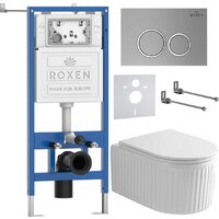 Унитаз подвесной Roxen StounFix Dual Fresh 968246 - Изображение №2 — Chaika Market