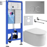 Унитаз подвесной Roxen StounFix Dual Fresh 968246 — Chaika Market