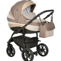 Универсальная коляска Indigo indigo (2 в 1, In 05, коричневый) — Chaika Market