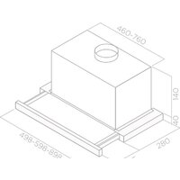 Кухонная вытяжка Elica Elite 14 Lux GRVT/A/60 (PRF0098874) - Изображение №4 — Chaika Market