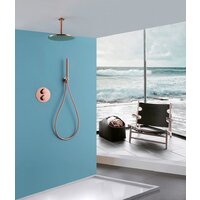 Душевая система  Abber Wasser Kreis AF8121RG (розовое золото) - Изображение №2 — Chaika Market