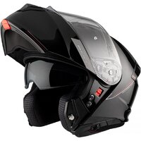 Мотошлем MT Helmets Genesis SV Solid A1 (XXL, черный глянцевый) - Изображение №2 — Chaika Market