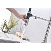 Смеситель Paulmark Magneto One Ma213188-BS (стальной/брашированная сталь) - Изображение №4 — Chaika Market