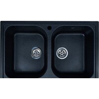 Кухонная мойка Granrus GR-785 W (черный) — Chaika Market