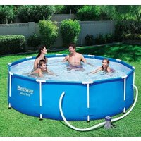 Каркасный бассейн Bestway Steel Pro 56681 (366x76) - Изображение №2 — Chaika Market